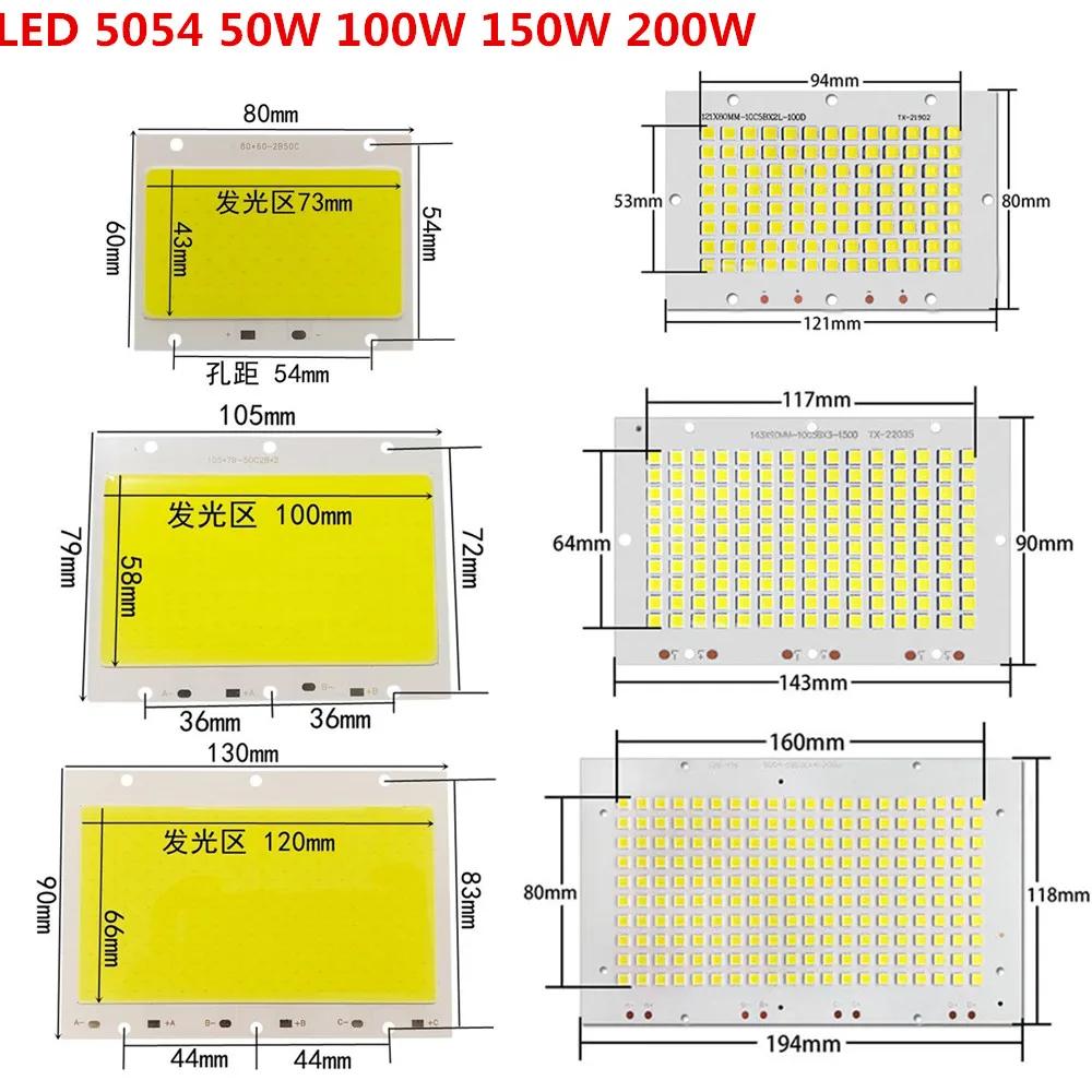 LED COB 5054  ŷ Ʈ  2835 Ĩ,    ̹, 50W, 100W, 150W, 200W, 6500K, 85-265V